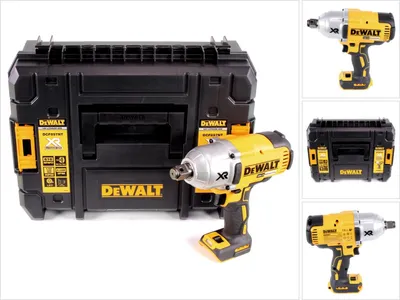 Zdjęcie produktu dla DeWALT DCF897NT-XJ, Klucz udarowy, Bezszczotkowy, Czarny, Srebrny, Żółty, 3/4", 1900 RPM, 950 N·m