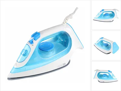Produktbild von BRAUN SI3053 Dampfbügeleisen Textstyle3 Ceramic Bügelsohle 2400 W weiß/blau