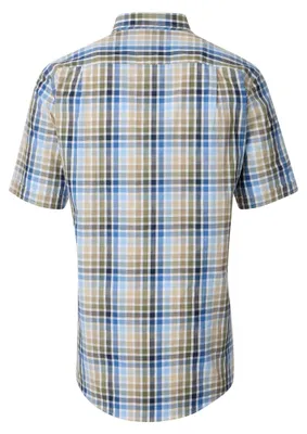 Produktbild von Redmond - Comfort Fit Herren Freizeithemd Kurzarm (251400999), Größe:M, Farbe:Grün(60)