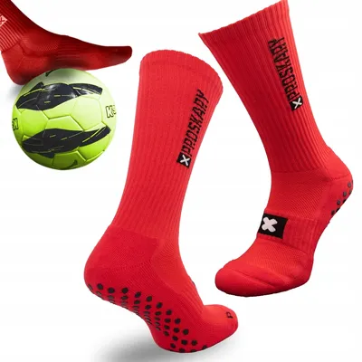 Obrázek produktu pro Juniorské sportovní ponožky Proskary Red | Red Comfort 34-40