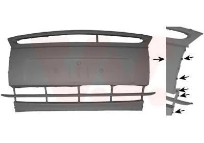 Immagine prodotto di Paraurti VAN WEZEL per FORD KA (RB) con primer 1865574