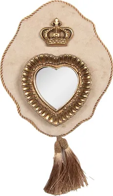 Produktbild von Clayre & Eef Spiegel 19x3x22 cm Beige Kunststoff