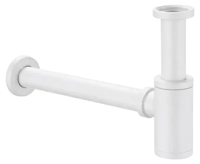 Immagine prodotto di CERANO - Sifone per lavabo - 5/4" - ottone - DN32/250 mm - bianco opaco
