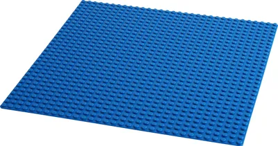 Produktbild von LEGO 11025 Classic Blaue Bauplatte, quadratische Grundplatte mit 32x32 Noppen als Basis für LEGO Sets, Konstruktionsspielzeug für Kinder