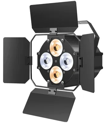 Produktbild von LED PAR Scheinwerfer - ZQ01066 - 120 W - DMX512 8 Kanäle - Torblenden - 90–240 V - >82000 lm - EU-Stecker