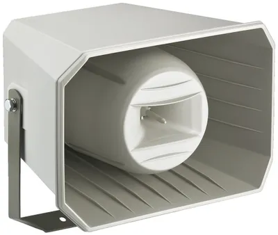 Produktbild von MONACOR Hornlautsprecher 2Weg 100V/8Ohm 114dB 150-15000Hz IP66 hgr IT-250TW