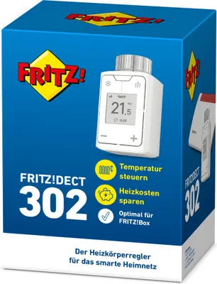 Produktbild von AVM FRITZ!DECT 302 Smart Home Heizkörperthermostat