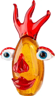 Produktbild von Casablanca by Gilde Dekoobjekt Kopf Oculus braun H. 24 cm, 59385