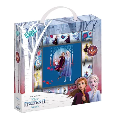 Obrázek produktu pro Totum Disney Frozen 2 Sticker Box 12r+2s+book, 3 rok/roky, Vícebarevný