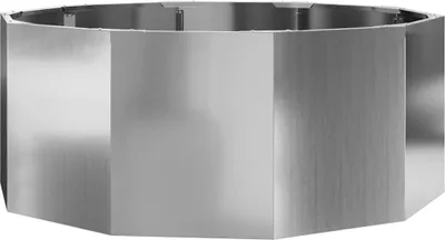 Zdjęcie produktu dla vidaXL Sadzarka srebrna 90 x 90 x 35 cm Stal ocynkowana