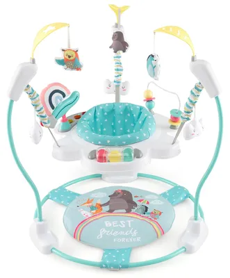 Productafbeelding van FANTASK Jumperoo, een babyactiviteitencentrum met een 360° draaibare zitting en speelgoed