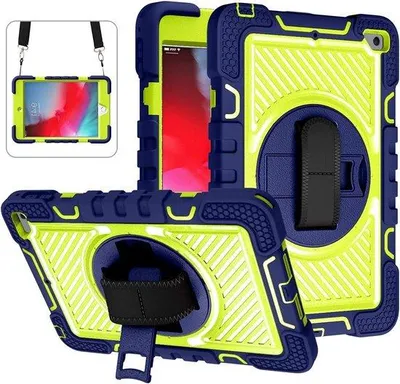 Immagine prodotto di Custodia protettiva per iPad Mini 4.5 - Tracolla girevole a 360 gradi - Verde
