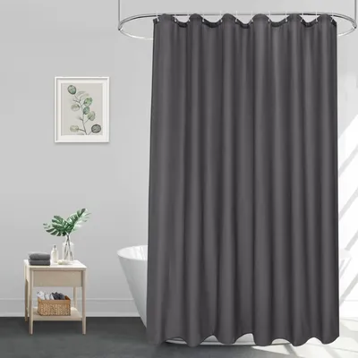 Obrázek produktu pro Sprchový závěs 180x180 Tmavě šedá Voděodolný proti plísním omyvatelnýByTextil Polyester