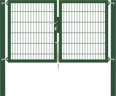 Image de Alberts 636753 Double porte Flexo avec accessoires, vert, largeur 200 cm, hauteur 120 cm
