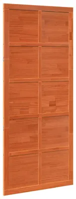 Produktbild von Scheunentür Wachsbraun 90 x 2,5 x 208 cm Massives Kiefernholz
