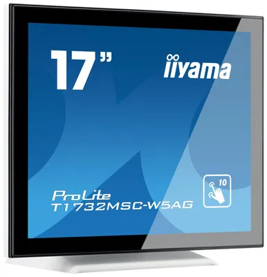 Obrázok produktu pre iiyama ProLite T1732MSC-W5AG, 43,2 cm (17"), 1280 x 1024 px, LED, 5 ms, Biela