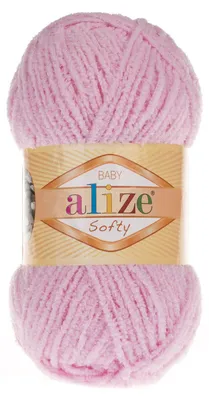 Produktbild von Alize Baby Softy 185 Garn Hellrosa 50g/115m extra weich & pflegeleicht