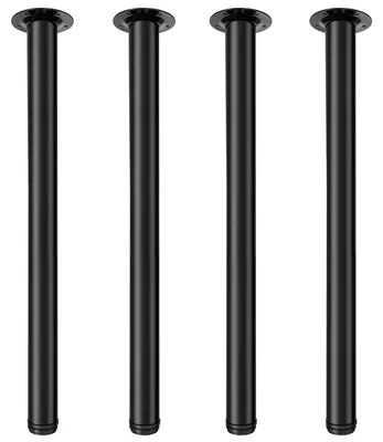 Immagine prodotto di Gambe per tavolo - Regolabili - 70 cm - Nero - Set da 4