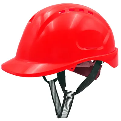 Produktbild von Bauhelm EN397, Kopfumfang 53-65 cm, Schweißband, gelb, für Baustelle