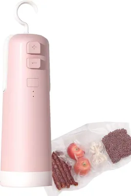 Image de Machine de portionnement électrique - Doseur pour aliments - Conservation des aliments - Design compact - 4,7 x 17,1 cm - Blanc