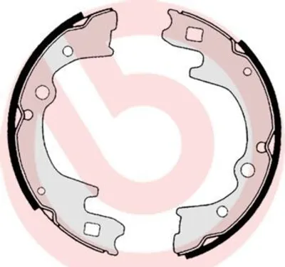 Produktbild von BREMBO Bremsbackensatz Trommelbremse Hinten für MAZDA E-Serie Kastenwagen (SR2) 220mm S 30 515