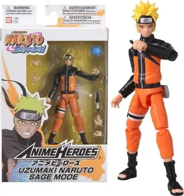 Image de Figurine Naruto Mode Hermite, BANDAI Anime Heroes, 17 cm, 16 Points d'Articulation, Avec Accessoires