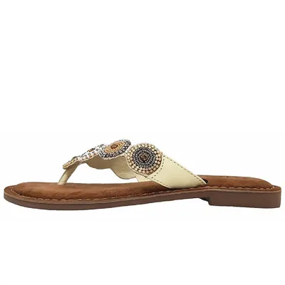 Produktbild von Lazamani Damen Pantolette in Beige, Größe 42