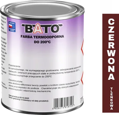 Produktbild von Hitzebeständige Farbe Bis 200 °C Rotes Oxid A 0,8 L