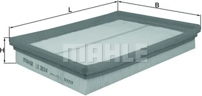 Produktbild von Luftfilter MAHLE LX 3694 für KIA CARENS III (UN) Filtereinsatz