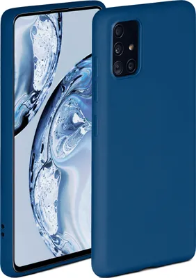 Produktbild von Soft-Case für Samsung Galaxy A71, Farbe:Horizontblau