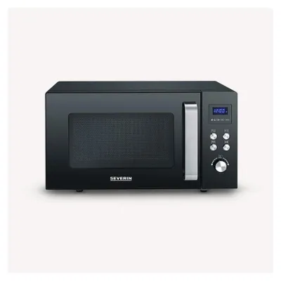 Imagen del producto de Severin MW 7763, Placa de cocina, Microondas con función grill, 25 litros, 900 W, Pantalla integrada, LED