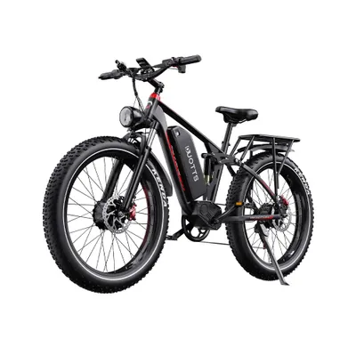 Produktbild von S26 E‑Fahrrad für Erwachsene All‑Terrain, 130 N·M Drehmoment, 48V 20Ah Akku, Doppelfederung‑System, Shimano, 26‑Zoll breite KENDA‑Offroad‑Reifen，IPX4