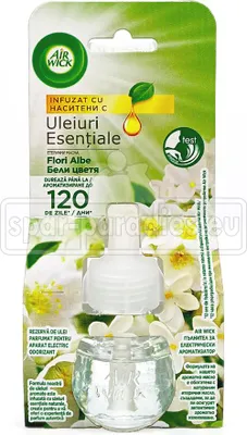 Image de Air Wick flacon de parfum Fleurs blanches, 19 ml