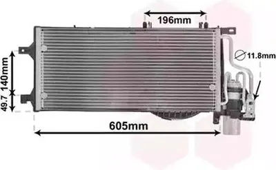 Produktbild von VAN WEZEL 37015370 Kondensator Klimaanlage Klimakondensator für OPEL Corsa C Schrägheck (X01) +Trockner