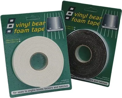 Imagen del producto de Cinta de espuma de PVC autoadhesiva, negra, de 19x3 mm, 3 metros