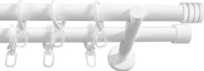 Produktbild von SN Deco - Stilgarnitur Lille, 19 mm, 2-Lauf, weiß, 200 cm
