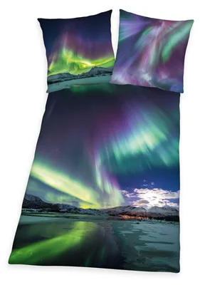Produktbild von Polarlichter Bettwäsche