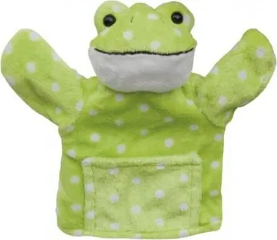 Produktbild von Jabadabado Handpuppe Frosch aus Plüsch