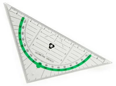 Produktbild von Geodreieck, 16 cm, kompostierbar