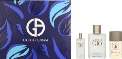 Produktbild von Edt Spray 100ml/Edt Spray 15ml/Deodorant Stick 75g Armani Acqua Di Gio Pour Homme Giftset