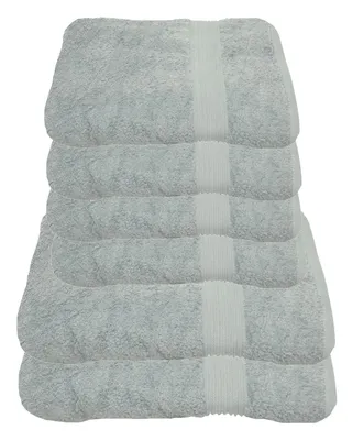Produktbild von Julie Julsen Handtuch Set Silber,Set:6 tlg. 2 Bade- 4 Handtücher