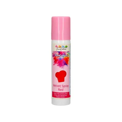 Produktbild von FunCakes Sametový efekt sprej  - červený 100ml  Funcakes Barva:: Červená, Obsah:: 100ml