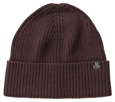 Produktbild von Marc O'Polo Mütze Knitted Beanie Deep Mullberry dunkelviolett