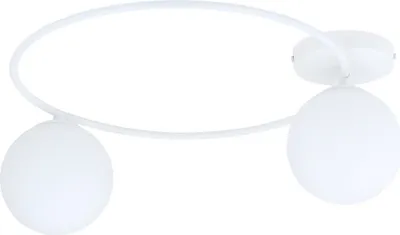 Immagine prodotto di Lampada da soffitto Emibig 2xE14 10W SOPRA con 2 paralumi bianchi 1258/2
