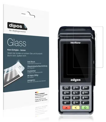 Image de 2x Protection ecrán pour Adyen V400c Plus Verre souple Film Protecteur 9H dipos