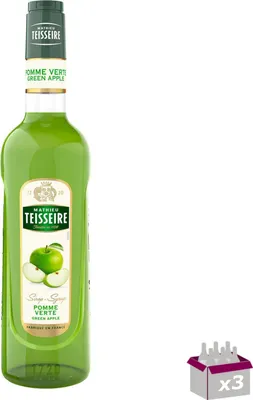 Image de Lot 3 - Teisseire - sirop de pomme verte - 70cl