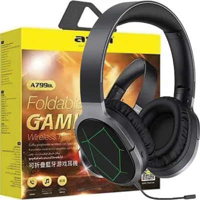 Obrázok produktu pre Awei A799Bl Bluetooth Herné Slúchadlá Na Uši, S Mikrofónom, Čierno/Čierne