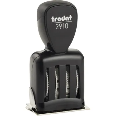 Produktbild von trodat Datumstempel Classic 73359 6x3,5x10,2cm l.gr/rt