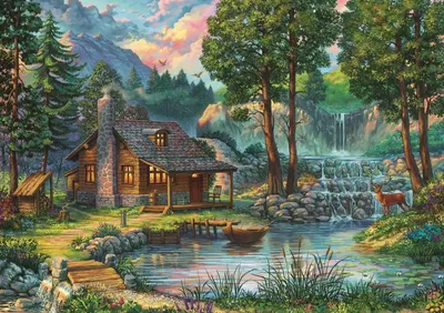 Image de ART PUZZLE Puzzle Maison des fées 1000 pièces