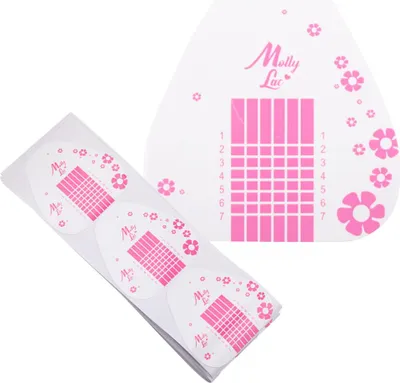 Produktbild von Basic Flowers MollyLac Nagelschablonen 100 Stück